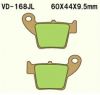 VESRAH brake pads KH346 sinteredcolour gold HONDA cr/crf rearvyrobeno v japonsku (VD-168JL)