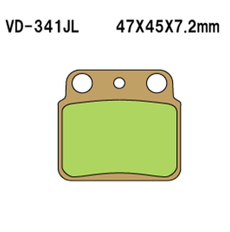 Brake pads VESRAH VD-341JL