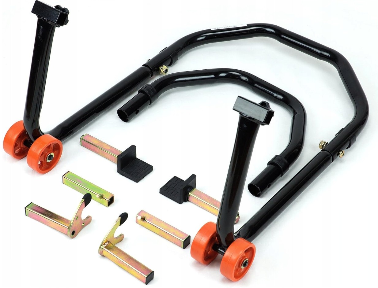Levně BIKETEC stojan na zvedák motocyklu 3W1 (přední/zadní - typ L/V) komplet (BIKETEC stojan na zvedák motocyklu 3W1 (přední/zadní - typ L/V) komplet)