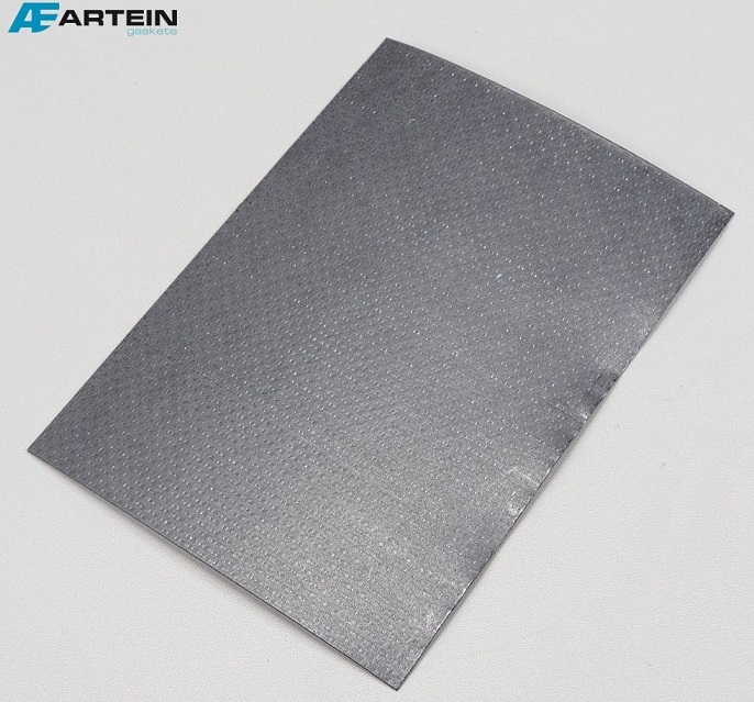 ARTEIN GASKETS těsnící karton pro vyřezávání těsnění vyztužený kovem list 194X475X1,20mm (OIL RESISTANT)(HIGHT PRESSURE) (HIGHT TEMPERATURE)