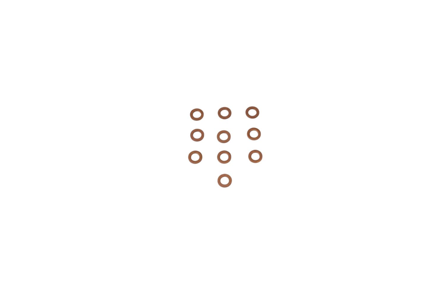 ARTEIN GASKETS měděné podložky sada 10 ks M6 (6 x 10 x 1,00 mm) (měděná podložka) COPPER WASHERS