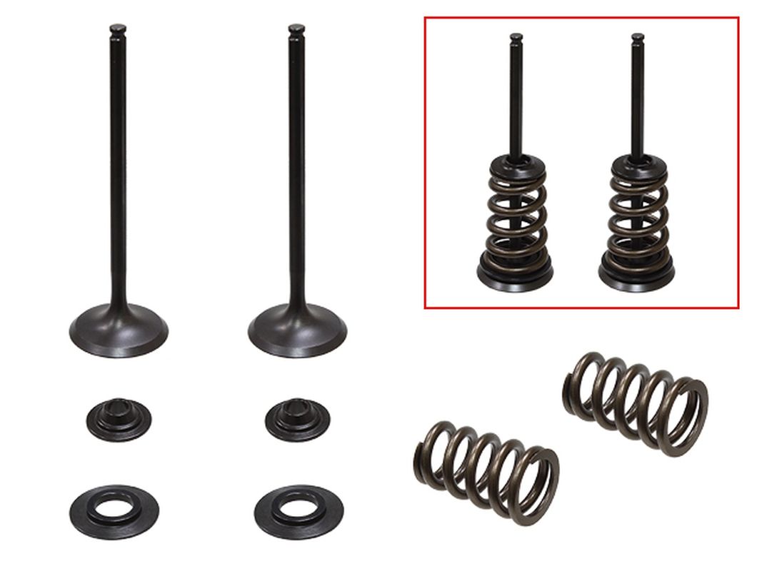 PSYCHIC intake valves (kit 2 valves with springs and retainers) KTM SX-F / EXC-F 250 '05-'07 (XU-09550IK)