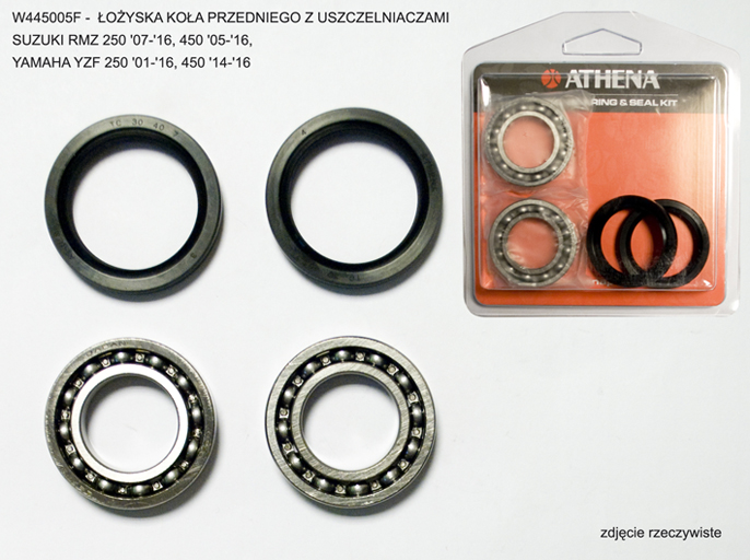 Front wheel bearingstěsnícími elements ATHENA W445005F