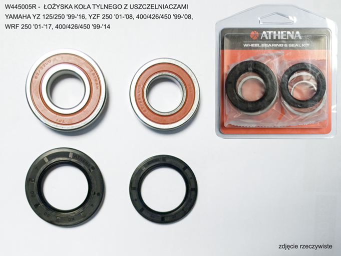 Rear wheel bearingstěsnícími elements ATHENA W445005R