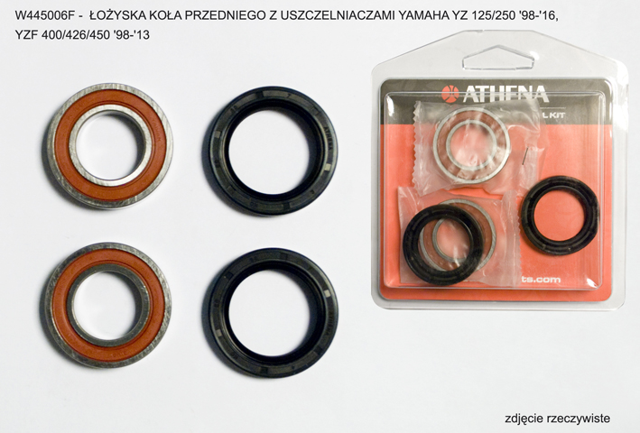 Front wheel bearingstěsnícími elements ATHENA W445006F