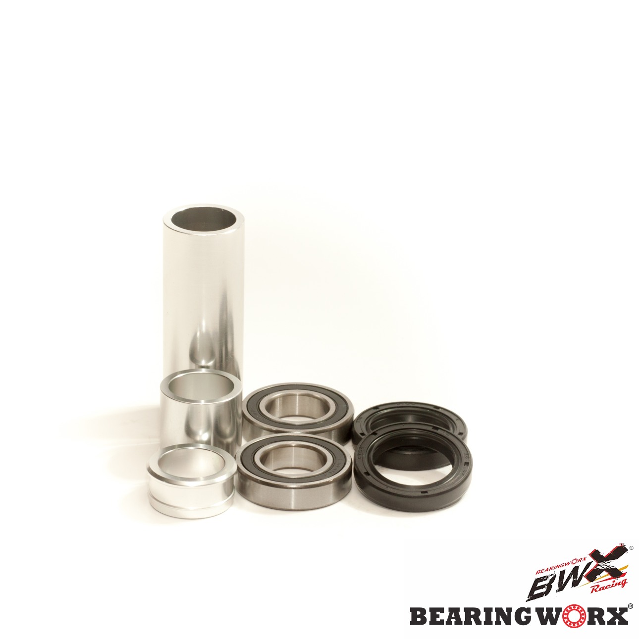 Front wheel bearingstěsnícími elements and rukávy BEARING WORX WRK30004