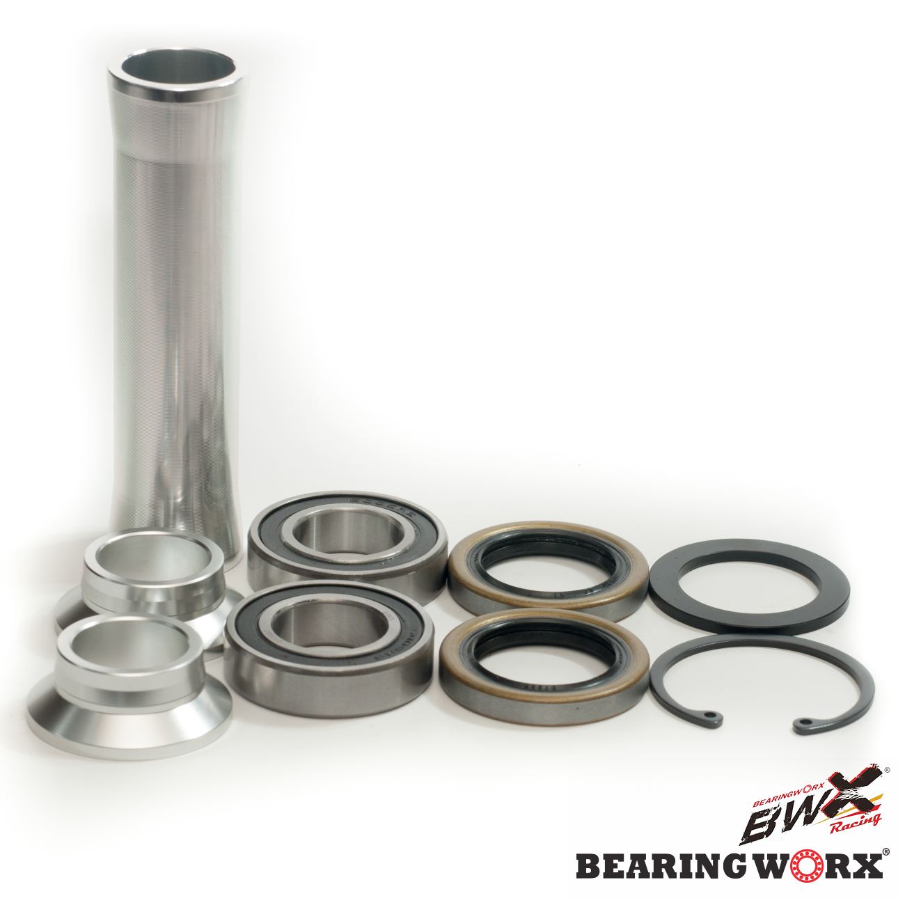 BEARING WORX ložiska zadního kola s těsnícími prvky a rukávy KTM SX/SXF 125/250/350/450 13-23, HUSQVARNA TC/FC 15-23, GAS GAS MC/MCF 21-23 (osa