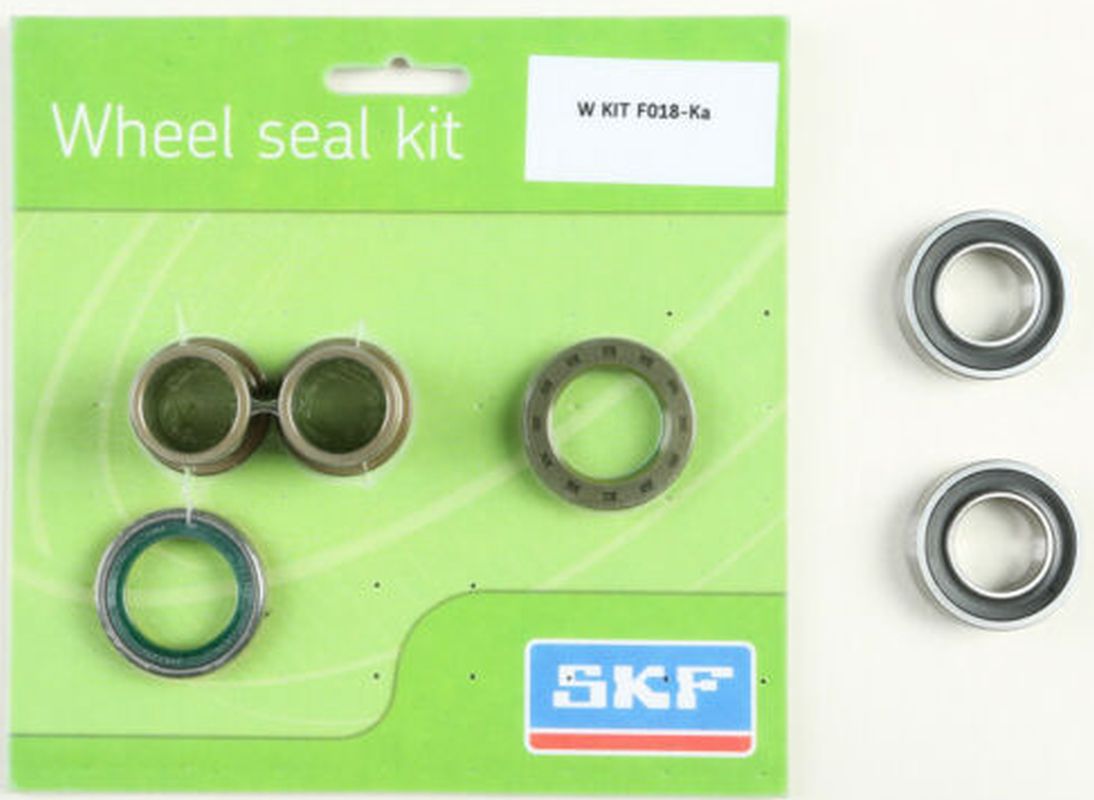 Levně SKF sada - ložiska přední kola s těsnícími prvky a rukávy KAWASAKI KXF 250 06-19, KXF 450 06-18 KX 125/250 06-07 (SKF sada - ložiska přední kola s)