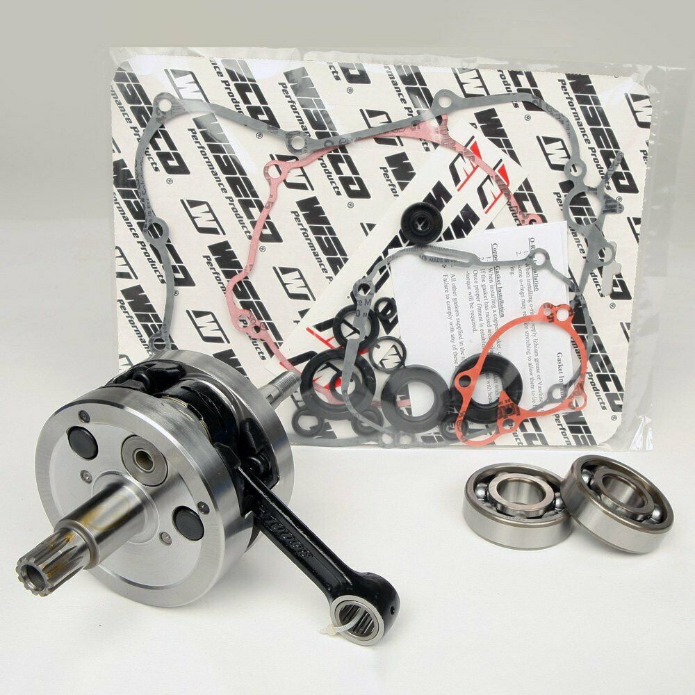 WISECO kliková hřídel KTM SX 85 `03-12 (s ložisky klikovky + sada těsnění a gufer na spodek motoru) (WISECO kliková hřídel KTM SX 85 `03-12 (s)