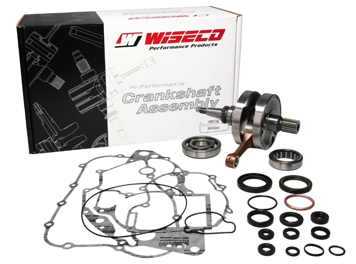 WISECO Crankshaft KTM SX 85 13-17, HUSQVARNA TC 85 14-17 (with crank bearings + bottom-end gasket and oil seal kit)
