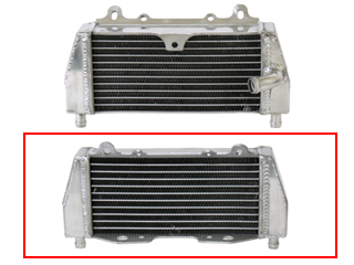 PSYCHIC chladič KAWASAKI KX 125/250 94-02 zesílený se standardní kapacitou levý kus