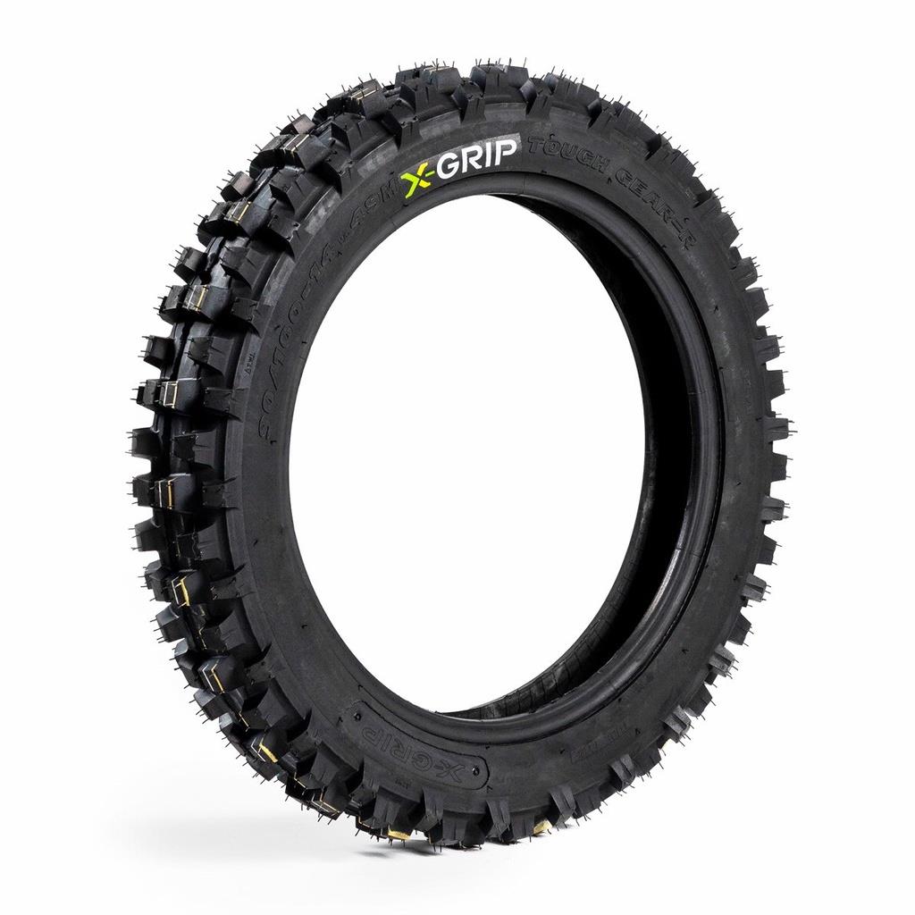 X-GRIP MOTOCROSS/ENDURO 90/100-14 TOUGH GEAR-R 49M TT ZADNÍ DOT 2025 (SOFT) (X-GRIP MOTOCROSS/ENDURO 90/100-14 TOUGH GEAR-R 49M TT ZADNÍ DOT 2025)
