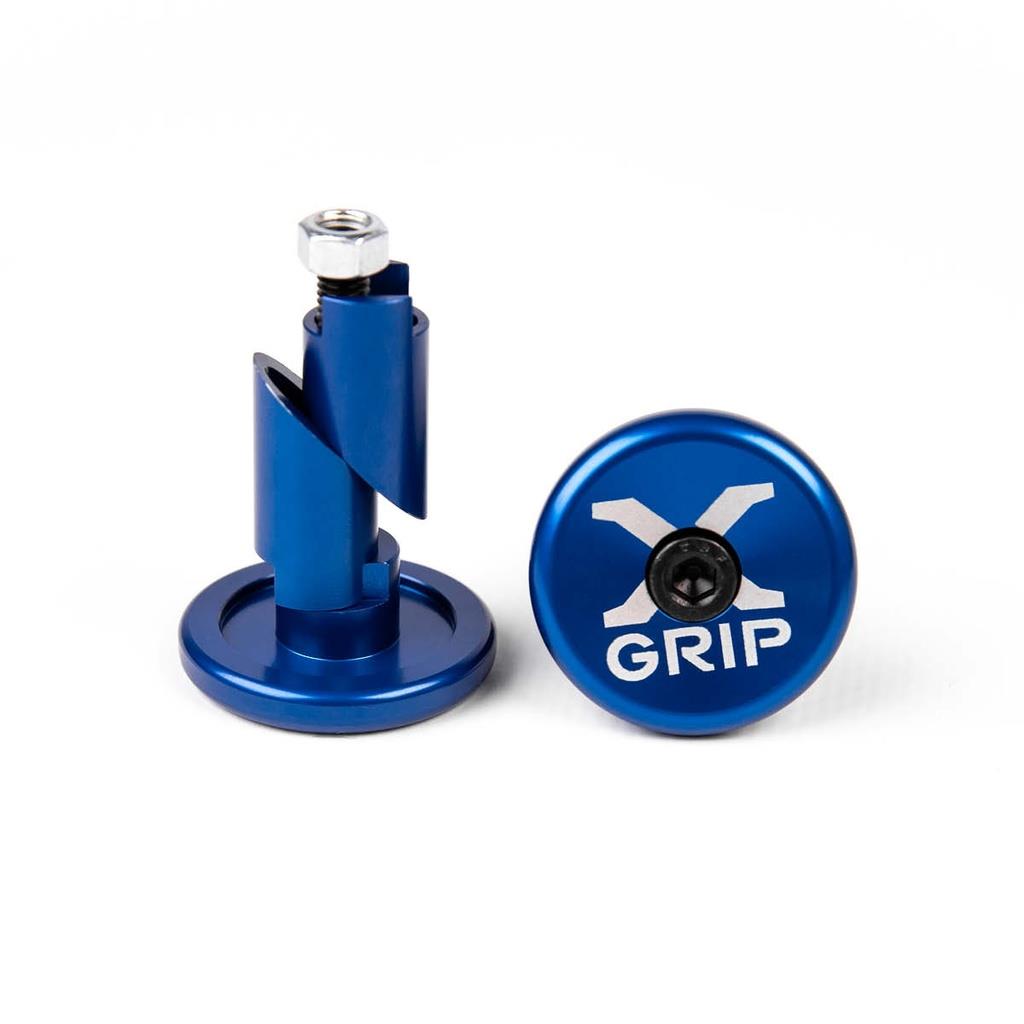 Levně X-GRIP koncovky řidítek do otvoru O průměru 12-16,2mm barva světle modrá (X-GRIP koncovky řidítek do otvoru O průměru 12-16,2mm barva světle modrá)