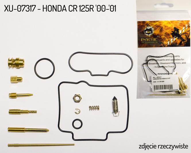 PSYCHIC carburetor rebuild kit HONDA CR 125R 00-01 (26-1185) (for 1 carburetor)