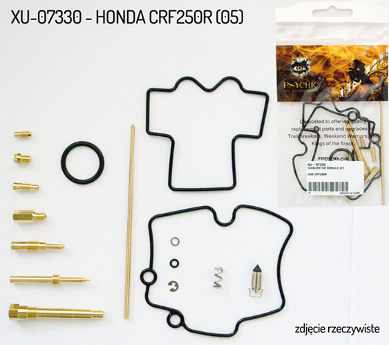 PSYCHIC sada na opravu karburátoru HONDA CRF 250R 05 (26-1006) (na 1 karburátor)