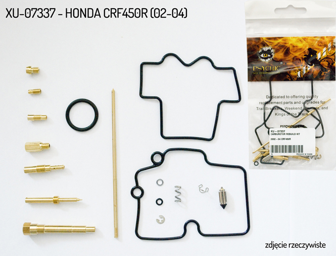 PSYCHIC sada na opravu karburátoru HONDA CRF 450R 02-04 (26-1461) (na 1 karburátor)