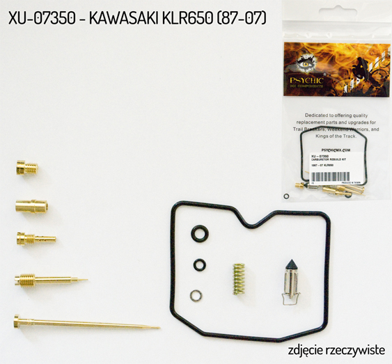 PSYCHIC carburetor repair kit KAWASAKI KLR 650 87-07 (26-1099) (for 1 carburetor)
