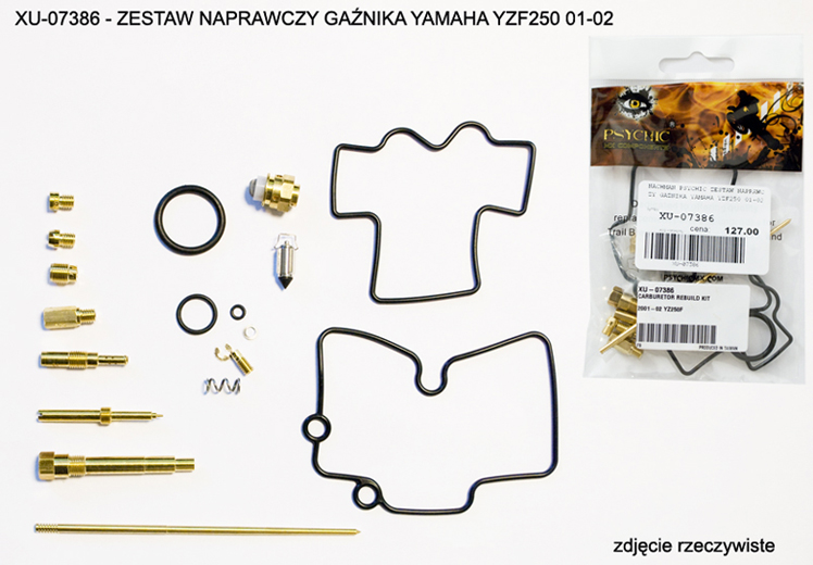 PSYCHIC sada na opravu karburátoru YAMAHA YZF 250 01-02 (26-1287) (na 1 karburátor)