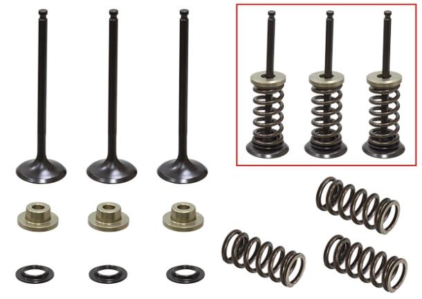 Levně PSYCHIC sací ventily (komplet 2 kusy. ventilů s pružinami a podložkami) YAMAHA WR 250 F (WRF 250) 01-13 ocel (XU-09519I,XU-09522I) (23X3,99X78,6mm)