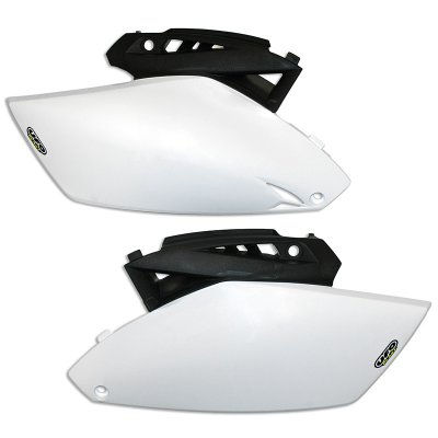 UFO boční tabulky na startovací číslo YAMAHA YZF 250 10-12 barva bílá