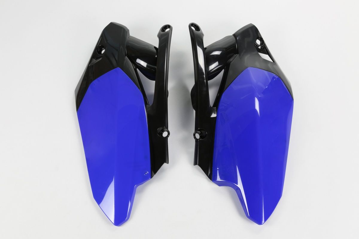 UFO boční tabulky na startovací číslo YAMAHA YZF 450 10-13, barva modro-černá