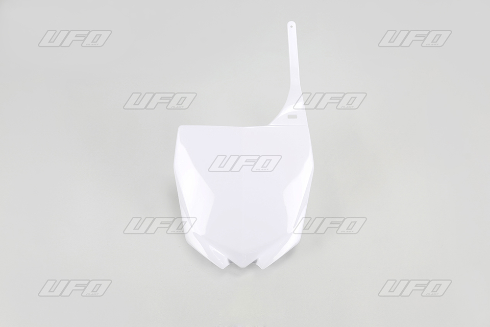 UFO tabulka na startovací číslo YAMAHA YZ 125/250 02-14 restyling barva bílá