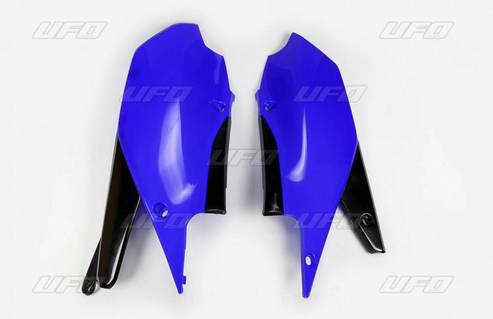 UFO boční tabulky na startovací číslo YAMAHA YZF 250 19-23, YZF 450 18-22, WR 250F 20-25, WR 450F 18-25, barva modrá