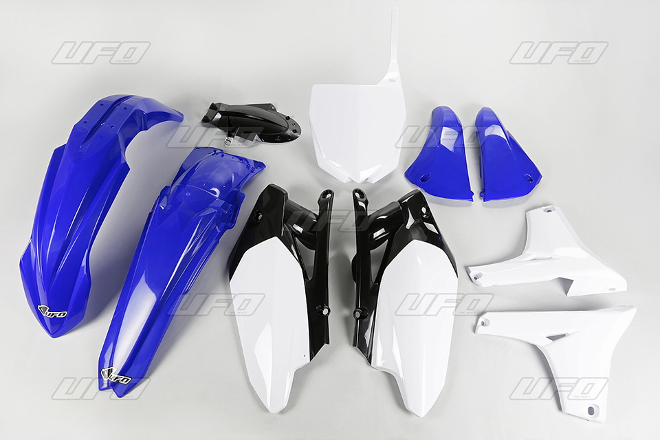 UFO kompletní sada plastů YAMAHA YZF 450 '11-'12 barva OEM (modrá/bílá/černá) (YA311E999)