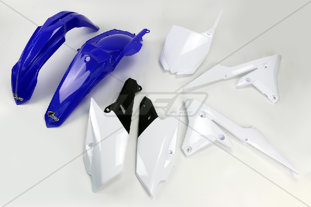 UFO kompletní sada plastů YAMAHA YZF 250 14-18, YZF 450 14-17 barva (světle modrý/bílá) (YA318E999) (UFO kompletní sada plastů YAMAHA YZF 250 14-18,)