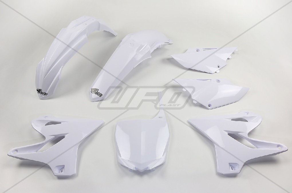 UFO kompletní sada plastů YAMAHA YZ 125 15-21, YZ 250 15-21 barva bílá (YA319E046)