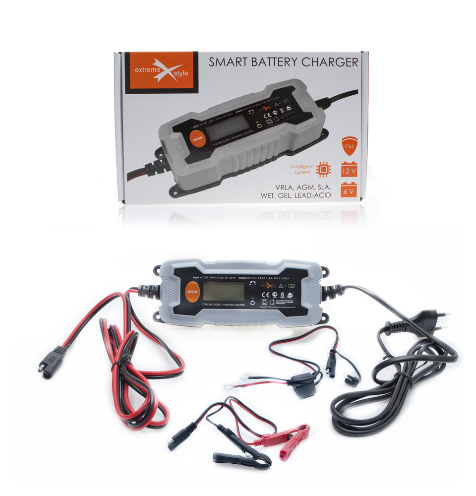 Charger intelligent to accumulators motorcycle, , and BIKETEC łAD000111