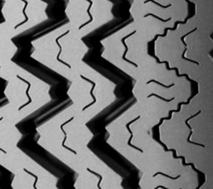 Michelin XAS - vzorek první asymetrické pneumatiky
