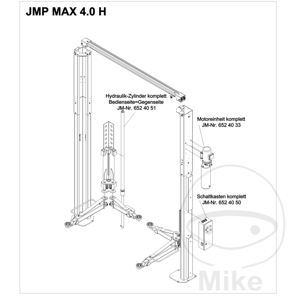 JMP motorová jednotka kompletní Fox 4000 H