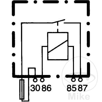 Hella proudové relé 24V 91/6
