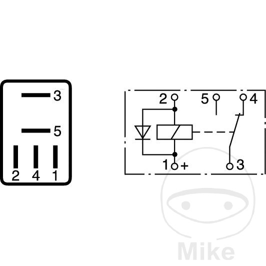 Bosch přerušovací relé přepínací ID 5-pólový MQ 1180098 BUELL M2 1200 CYCLONE 00-02, S3 1200 IE THUNDERBOLT 99, S3T 1200 IE THUNDERBOLT 99, X1 1200 IE LIGHTNING 5,0 PALCŮ RÁFEK 99-02, X1 1200 IE LIGHTNING 5,5 PALCŮ RÁFEK 99-02, XB12R 1200 IE FIREBOLT 04-0