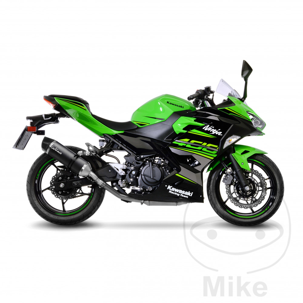 Leo Vince tlumič výfuku CA LV ONE EVO Slip-On KAWASAKI NINJA 400 ABS 18-23, NINJA 400 KRT EDITION ABS 18-23, NINJA 500 ABS 24-25, NINJA 500 SE ABS 24-25, Z 400 ABS 19-21, Z 400 23-24