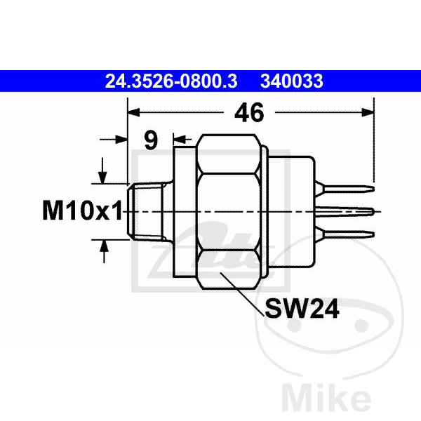 Levně ATE spínač brzdového světla ID MQ 1452267 BUELL M2 1200 CYCLONE 97-02, S1 1200 LIGHTNING 97-99, S1 1200 WHITE LIGHTNING 98-99, S3 1200 THUNDERBOLT