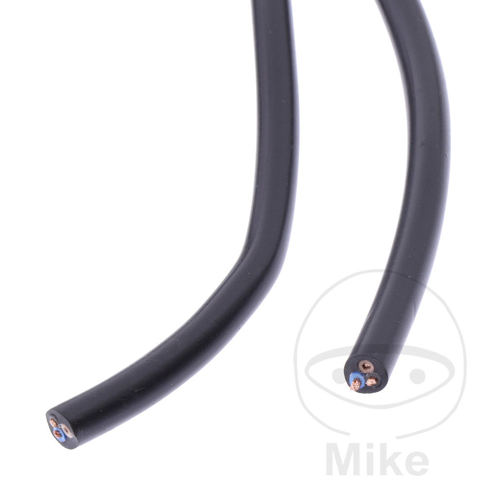 JMP kabel H03VV-přední 3X0.75 černá balení 5M
