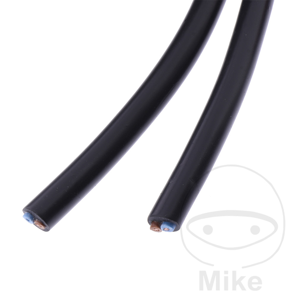 JMP kabel H05VV-přední 2X1.5 černá balení 5M