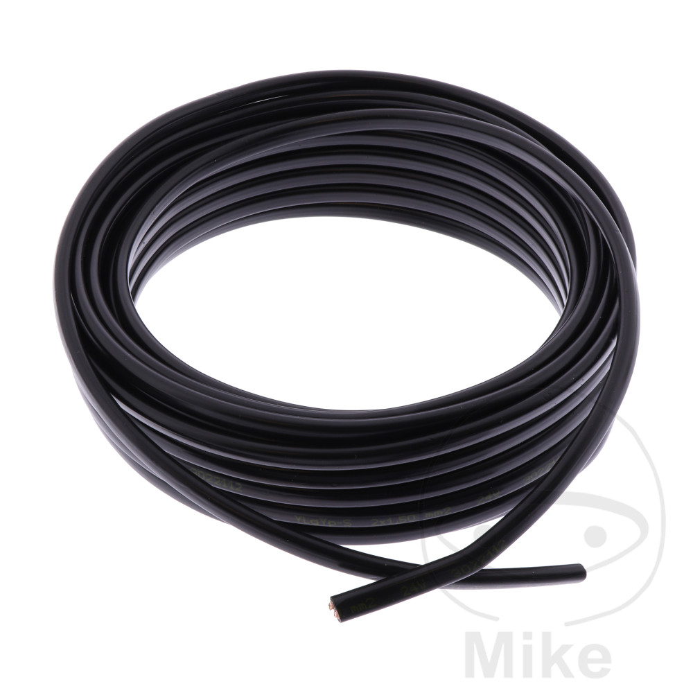 JMP kabel FLYY 2X1.5 černá balení 10M