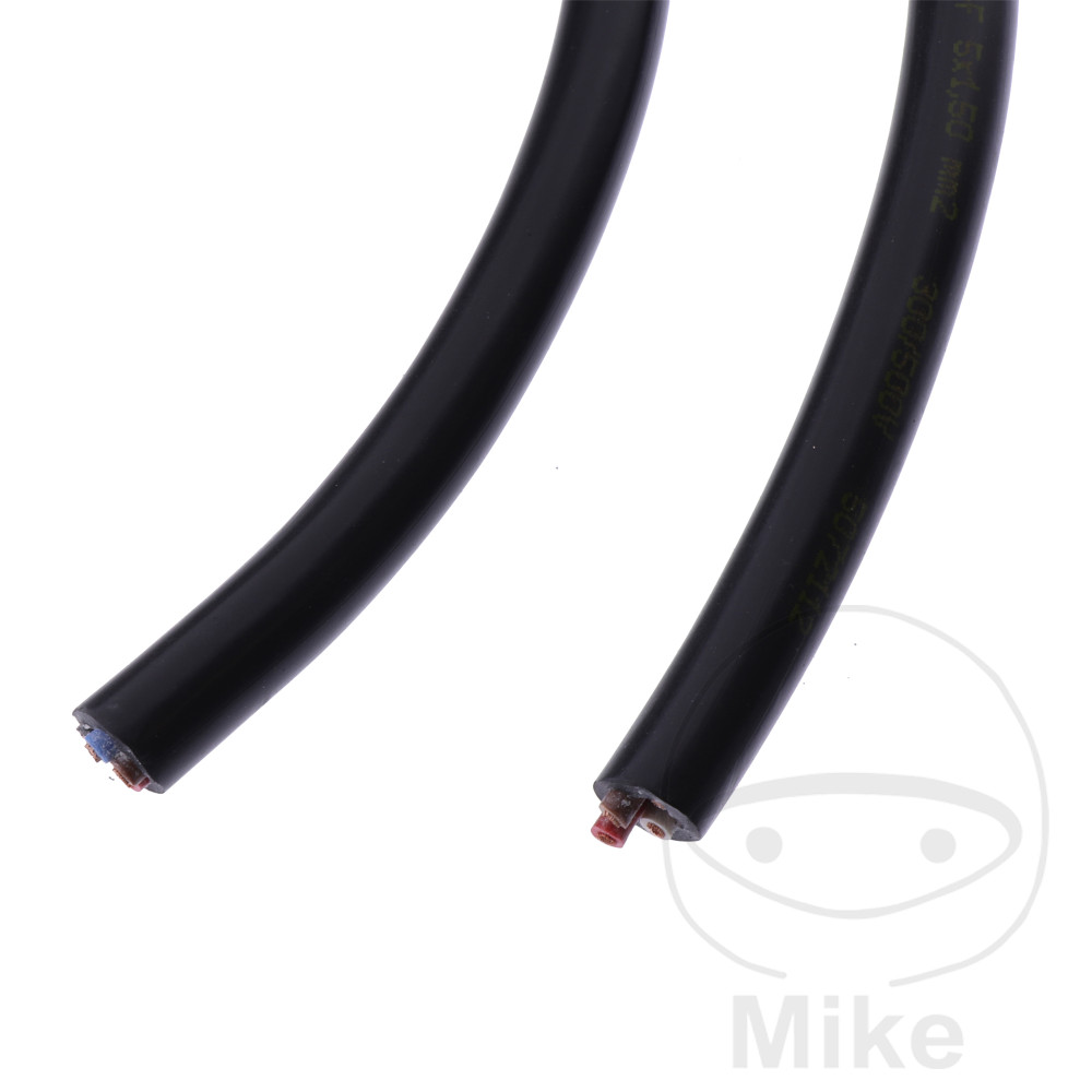 JMP kabel H05VV-přední 5X1.5 černá balení 10M