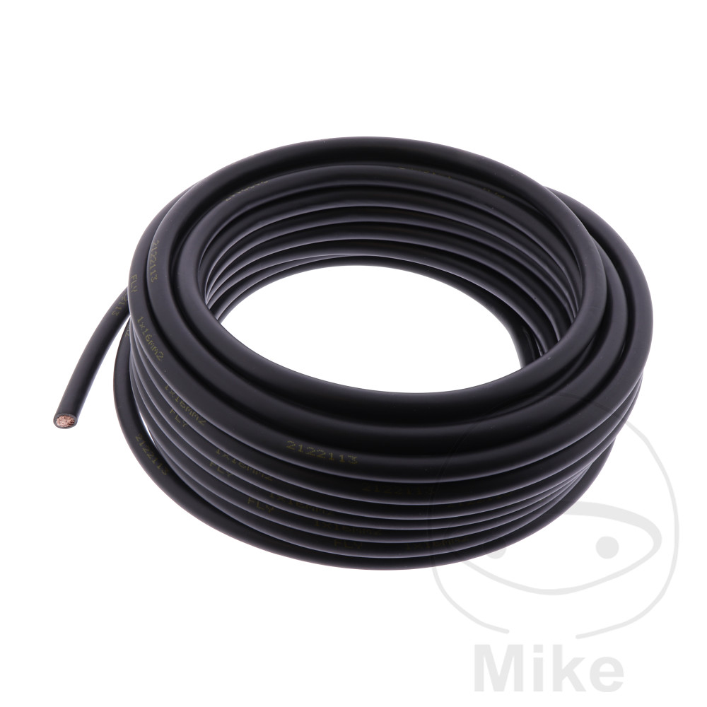 JMP kabel FLY 16.0 černá kroužek balení 10M