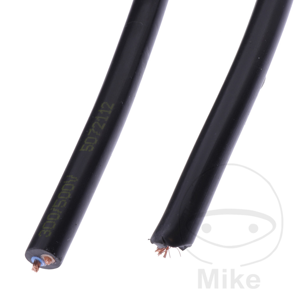 JMP kabel H05VV-přední 2X1.5 černá balení 50M
