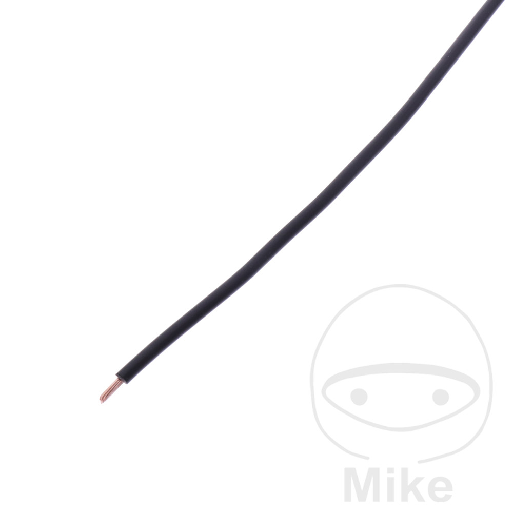 JMP kabel FLY 0.75 černá balení 25M