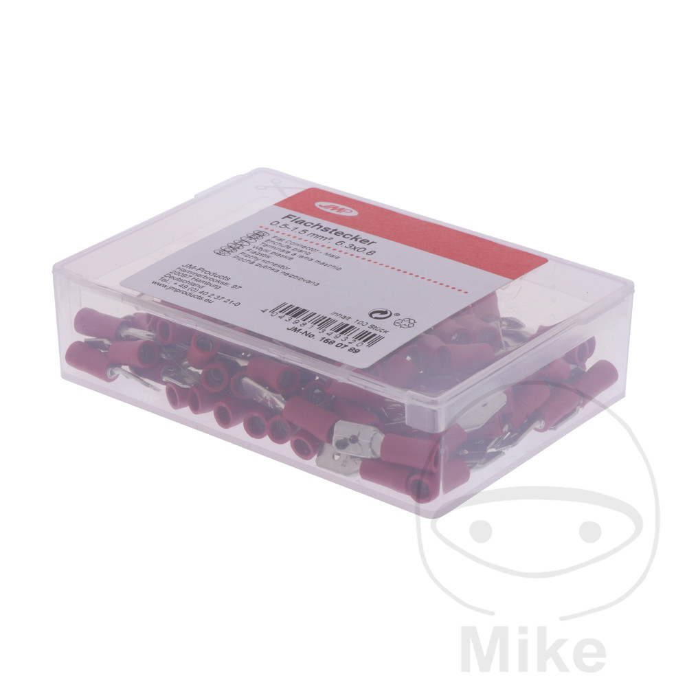 JMP plochý konektor 0.5-1.5 6.3MM balení 100ks