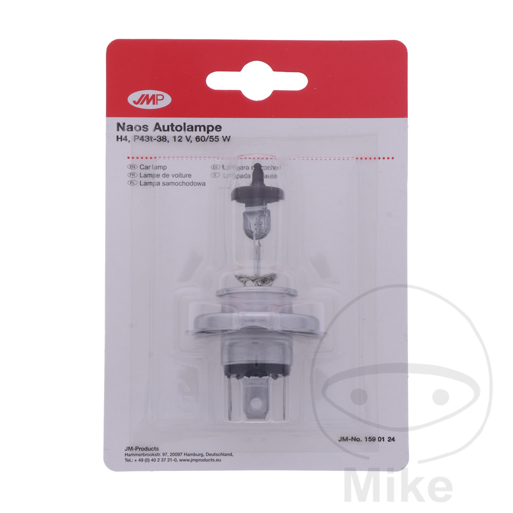 JMP žárovka H4 12V 60/55W 1er Blister ID 1590365 BMW C1 125 00-04, C1 125  ABS 00-04, C1 200 01-04, C1 200  ABS 01-04, F 650 650 94-00, F 650 650 ST 97-99, F 650 650 GS 00-08...
