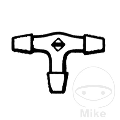 AIC propojky hadic 6 MM MQ T-FORM