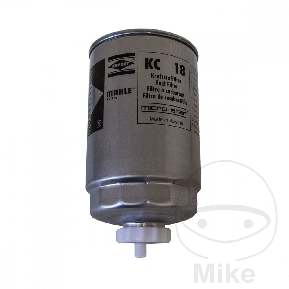Mahle filtr paliva KC18 MQ 3107174 PIAGGIO APE 400 CLASSIC DODÁVKA 18-19, APE 400 CLASSIC KASTENWAGEN 20-24, APE 400 CLASSIC PICKUP 14-19, APE 400 CLASSIC PICKUP 20-24, APE 420  DODÁVKA 86-96, APE 420  PICKUP 86-96, APE 420 CALESSINO 07-15...