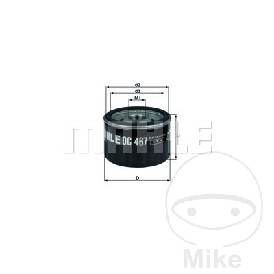 Mahle filtr Olej OC467 MQ3106713/6720JMP3120175 HOREX VR6 1200 BLACK EDITION ABS 15-17, VR6 1200 CAFE RACER ABS 17-19, VR6 1200 CAFE RACER 33 LTD ABS 15, VR6 1200 CLASSIC ABS 14-19, VR6 1200 CLASSIC HL ABS 18-19, VR6 1200 RAW ABS 19, VR6 1200 ROADSTER ABS