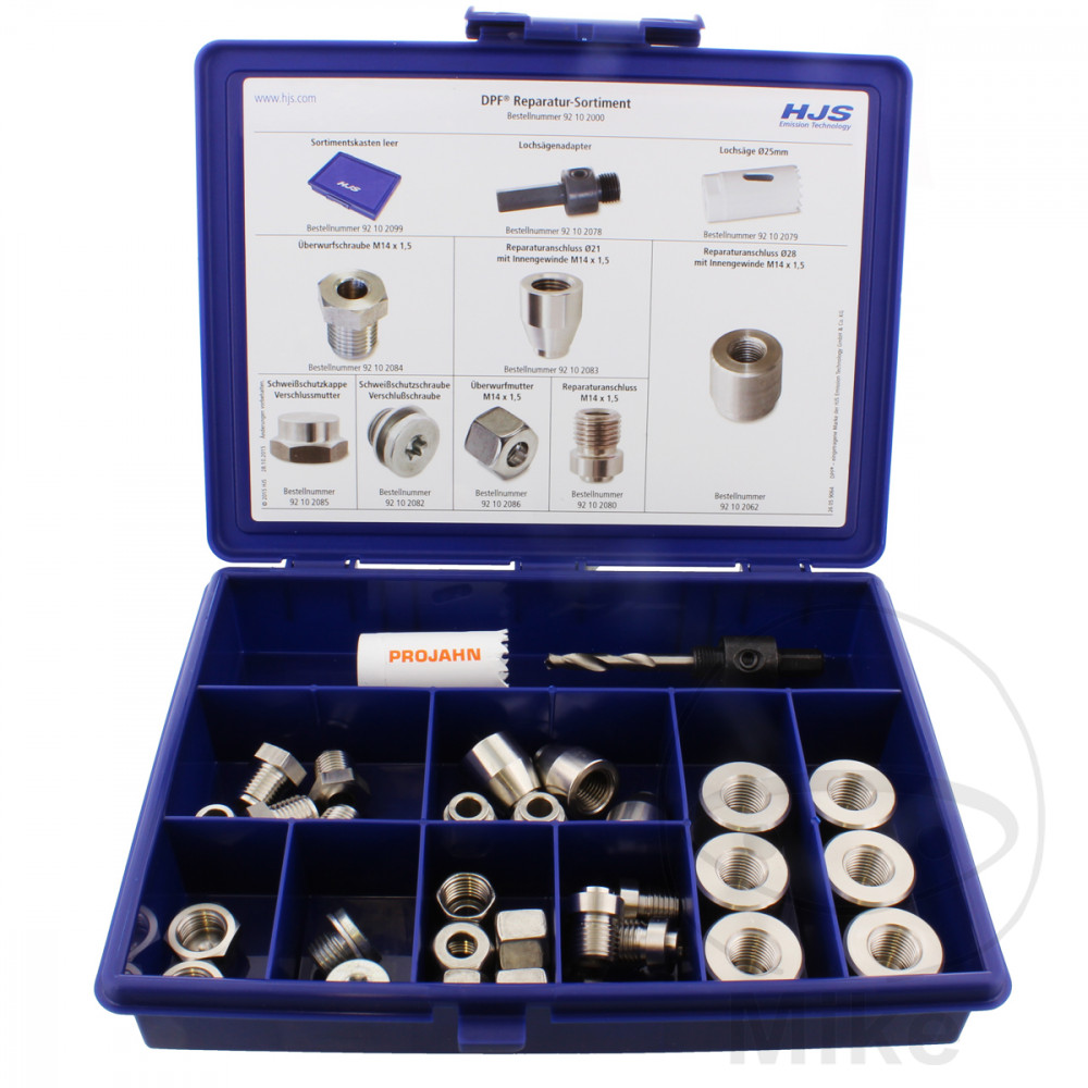 HJS DPF repair kit exhaust gas temperature